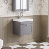 Aquarius Wall Mounted Vanity Unit Aquarius Leighton 500mm Wall Mounted One Drawer Vanity Unit with Basin