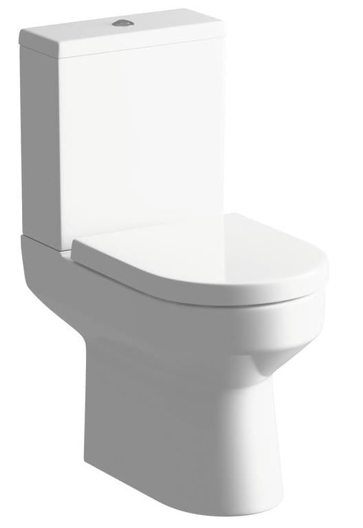 Aquarius Bathroom Suite Aquarius View 650mm Vanity Unit and Close Coupled WC Toilet Set AQVW2562