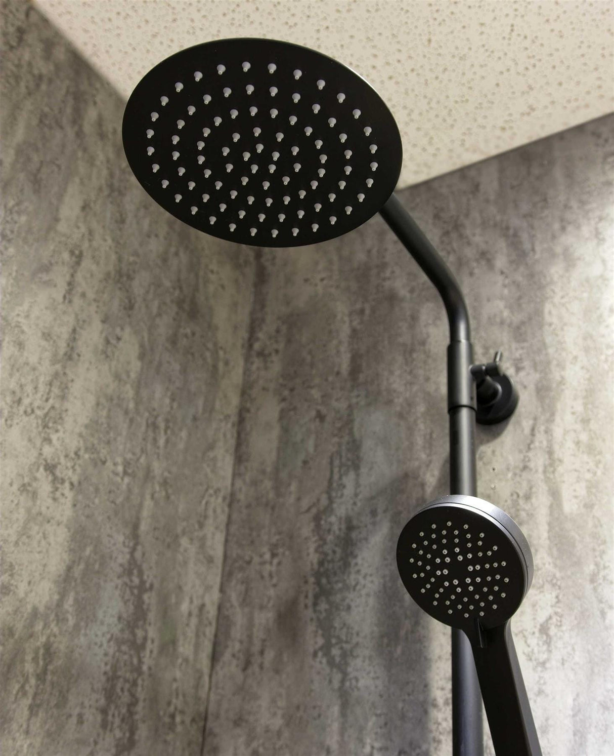 Aquarius Bathrooms Exposed Shower Set Aquarius RainLux Cool Touch Adjustable Round Exposed Shower Valve and Kit