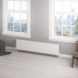 Aquarius Type 22 Compact Panel Radiator in Gloss White