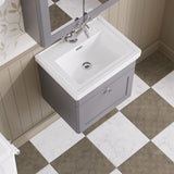 Aquarius Wall Mounted Vanity Unit Aquarius Leighton 500mm Wall Mounted One Drawer Vanity Unit with Basin