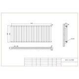 Aquarius Bathrooms Column Radiator Aquarius Athens Horizontal Double Column Radiator