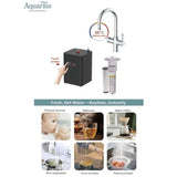 Aquarius TrueCook 4-in-1 Instant Hot Water Kitchen Tap with Swan Spout