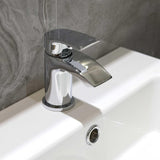 Aquarius Arc Mini Mono Basin Mixer Tap with Waste