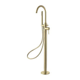 Aquarius Bathrooms Freestanding Bath Filler Aquarius RF-Series Floor Standing Bath Shower Mixer with Shower Kit