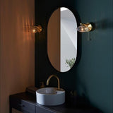 Aquarius Lumen Angel Single Wall Light in Brushed Brass