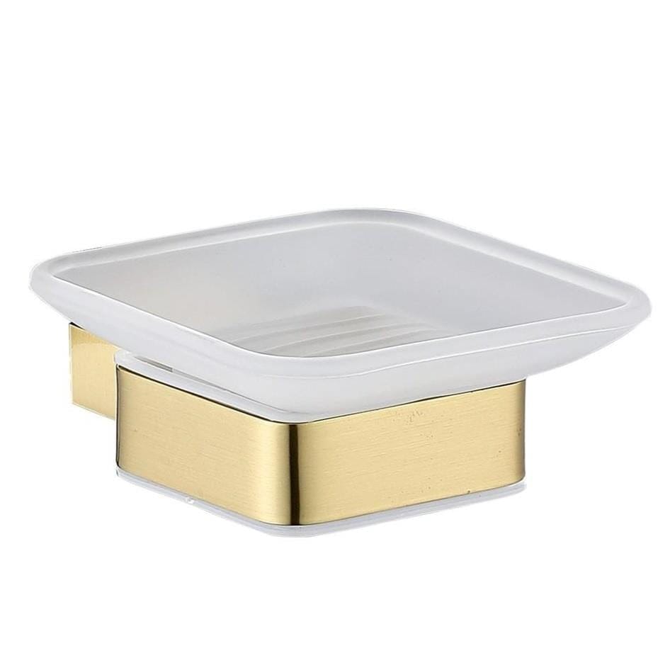 Aquarius Bathrooms Soap Dish Brushed Brass Aquarius FT Soap Dish and Holder