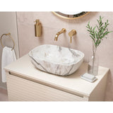 Aquarius Bathrooms Wall Mounted Vanity Unit Aquarius Contour 810mm Wall Mounted One Drawer Vanity Unit with Worktop