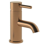 Aquarius Zanelli Mini Mono Basin Mixer Tap with Waste - Brushed Bronze
