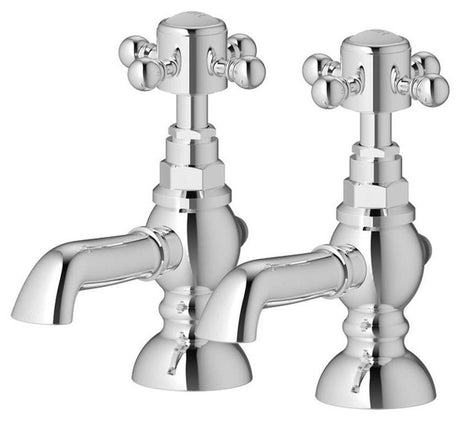 Aquarius Chic Basin Pillar Taps (Pair)