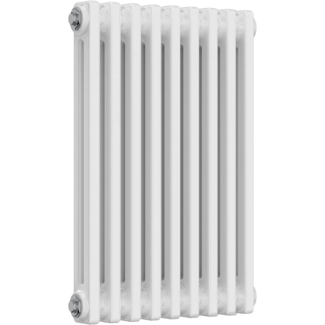 Aquarius Bathrooms Column Radiator 600mm x 425mm Aquarius Foundry Horizontal 2 Column Radiator in White
