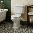 Aquarius Bathrooms Close Coupled Toilet Aquarius Ashford Traditional Close Coupled Toilet with Lever Flush and Seat