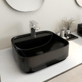 Aquarius Bathrooms Countertop Basin Aquarius JF-Series 420MM Countertop Basin 1TH Black