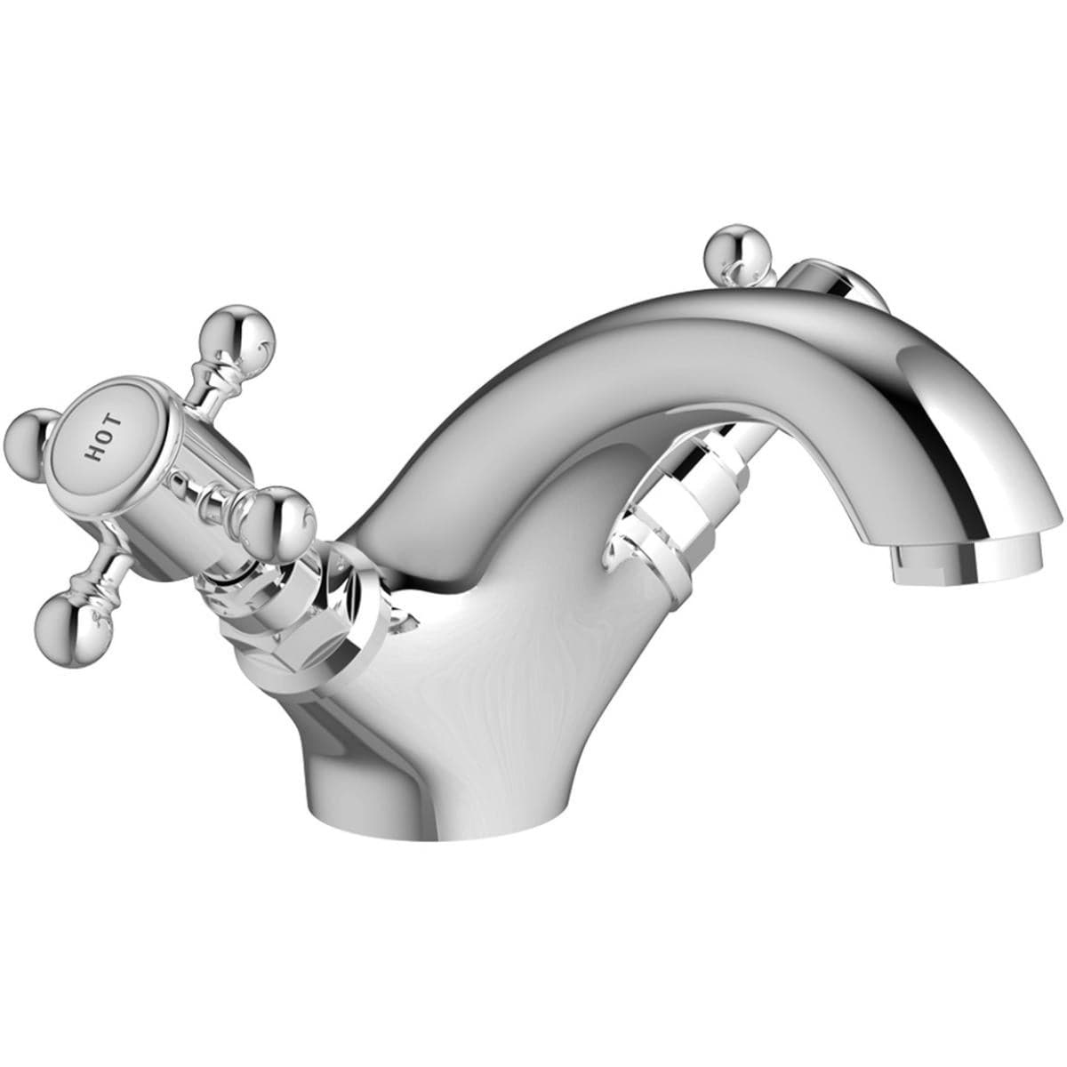 Aquarius Bathrooms Mono Basin Tap Chrome Aquarius Chic Basin Mixer Tap with Pop-Up Waste