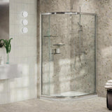 Aquarius Pluvia 8mm Quadrant Single Sliding Shower Door