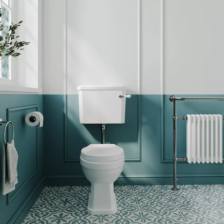 Aquarius Bathrooms Low Level Toilet Aquarius Harewood Traditional Low Level Toilet with Soft Close Seat