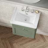 Aquarius Wall Mounted Vanity Unit Aquarius Leighton 500mm Wall Mounted One Drawer Vanity Unit with Basin