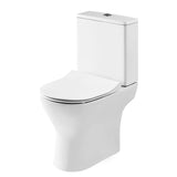 Aquarius Bathrooms Close Coupled Toilet Aquarius Vista Rimless Short Projection Close Coupled Toilet with Soft Close Seat