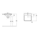 Aquarius Bathrooms Wall Mounted Vanity Unit Aquarius Sophie Wall Hung One Drawer Vanity Unit with 1 Tap Hole Basin