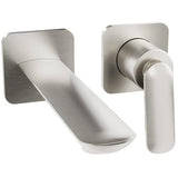 Aquarius Bathrooms Wall Mounted Basin Tap Aquarius  Huck Wall Mounted 2 Hole Basin Mixer Tap
