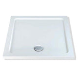 Aquarius Bathrooms Shower Tray Aquarius Vital Stone Resin Square Shower Tray