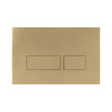 Aquarius Flush Plate Brushed Brass Aquarius Drake Rectangular Flush Plate