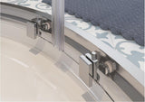 Aquarius Bathrooms Sliding Shower Door Aquarius Classique 900mm 2 Door Easy Clean 6mm Quadrant Shower Enclosure AQCQ9086