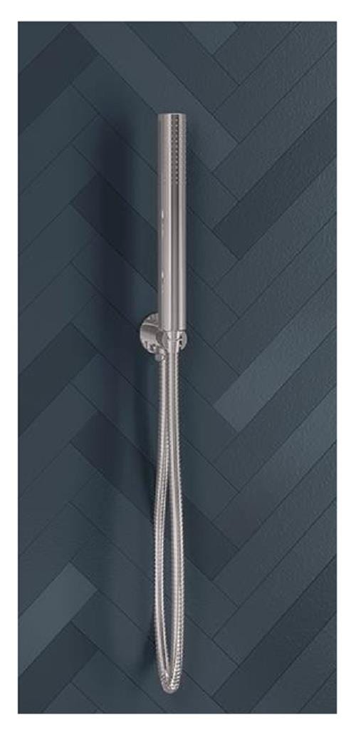 Aquarius Bathrooms Shower Kit Aquarius Modern Round Wall Mounted Shower Kit with Outlet and Hose Chrome AQ601011123