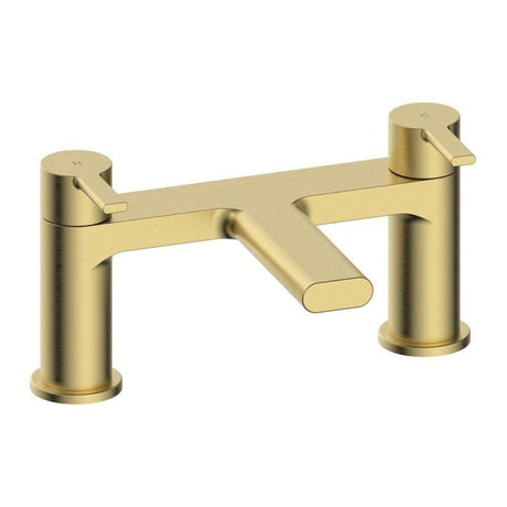 Aquarius Bathrooms Bath Mixer Brushed Brass Aquarius Evolution Bath Filler Mixer Tap