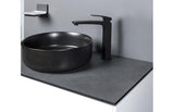 Aquarius Bathrooms Countertop Basin Aquarius V-Series 2 Round 0TH Vessel Wash Bowl 355mm Matt Black AQVS0044