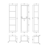 Aquarius Bathrooms Storage Unit Aquarius Seren 400mm Wall Hung Storage Unit