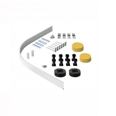 Aquarius Bathrooms Shower Tray Accessory Quadrant up to 1200 x 1000mm Aquarius Vital Riser Leg and Panel Pack for Vital Shower Trays
