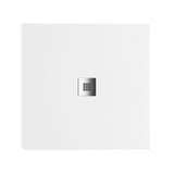 Aquarius Bathrooms Shower Tray Aquarius Honiston Mineral Composite Slate Effect Shower Tray in Arctic White