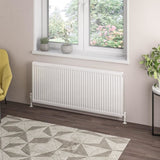 Aquarius Bathrooms Bathroom Heating 600 x 1400 Aquarius Type 21 Compact Panel Radiator In Gloss White