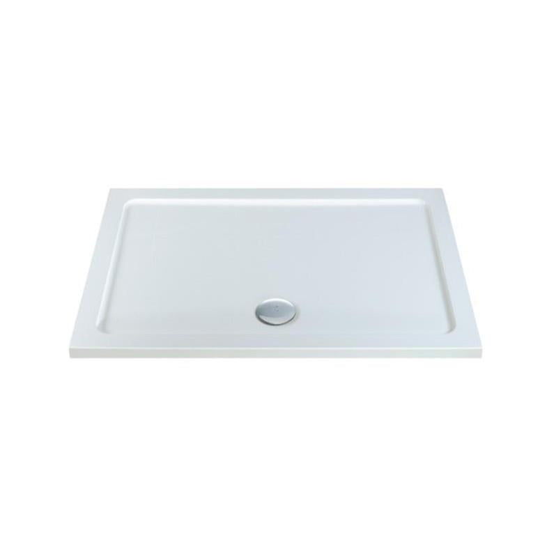 Aquarius Vital Rectangular Shower Tray Stone Resin