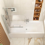 Aquarius Bathrooms Double Ended Bath 1800 x 800mm Aquarius Aaron Double Ended Standard Bath