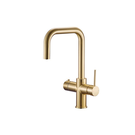 Aquarius TrueCook Square 4-in-1 Instant Hot Water Kitchen Tap with Square Spout