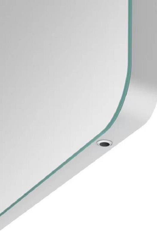 Aquarius Bathrooms Illuminated Mirror Aquarius Muse 500 x 700mm Rectangle Back-Lit LED Mirror AQMU0086