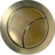 Aquarius Bathrooms Flush Button Aquarius Scott Round Dual Flush Button - Brushed Brass - AQSCO0204
