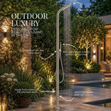 Aquarius Bathrooms Exposed Shower Set Aquarius 316 Stainless Steel Ixora Outdoor Shower with Handset