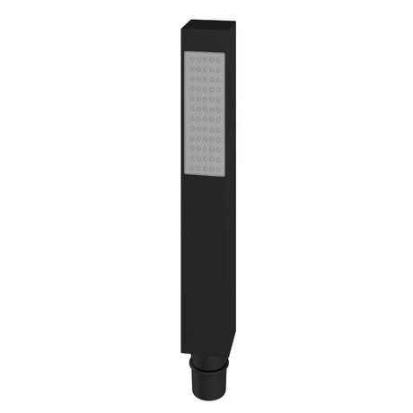 Aquarius Bathrooms Shower Handset Aquarius Modern Square Shower Handset Matt Black AQ601037