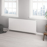 Aquarius Bathrooms Bathroom Heating 600 x 1500 Aquarius Type 22 Compact Panel Radiator in Gloss White