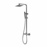 Aquarius Bathrooms Exposed Shower Set Aquarius RainLux Cool Touch Adjustable Square Exposed Shower Valve and Kit