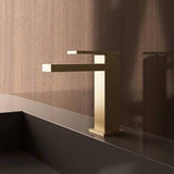 Aquarius Bathrooms Mono Basin Tap Brushed Brass Aquarius Myron Mono Basin Mixer Tap