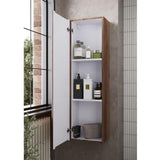 Aquarius Bathrooms Storage Unit Aquarius Corinthe 350mm Fluted Wall Mounted Tall Storage Unit