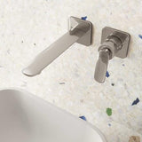 Aquarius Bathrooms Wall Mounted Basin Tap Chrome Aquarius  Huck Wall Mounted 2 Hole Basin Mixer Tap