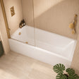 Aquarius Bathrooms Single Ended Bath 1700 x 700mm Aquarius Brenig Single Ended Bath With Legs Set