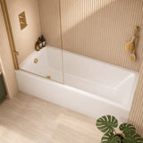Aquarius Bathrooms Single Ended Bath 1700 x 700mm Aquarius Brenig Single Ended Bath With Legs Set