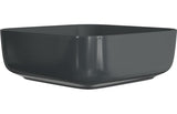 Aquarius Bathrooms Countertop Basin Aquarius V-Series 3 Square 0TH Vessel Wash Bowl 400mm Matt Black AQVS0058