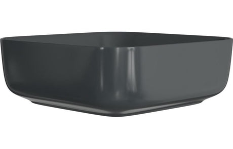Aquarius Bathrooms Countertop Basin Aquarius V-Series 3 Square 0TH Vessel Wash Bowl 400mm Matt Black AQVS0058